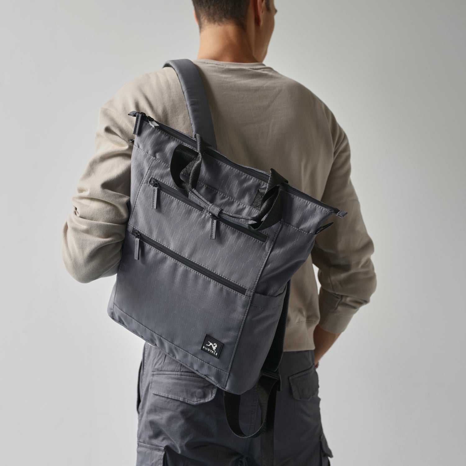 Convertible Tote v1 Grey