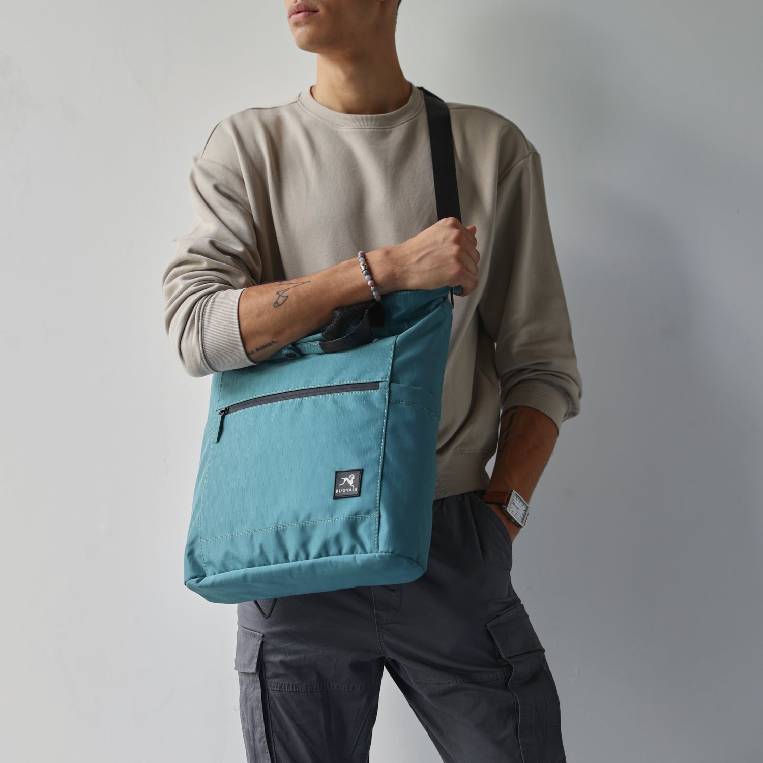 Convertible Tote v1 Teal