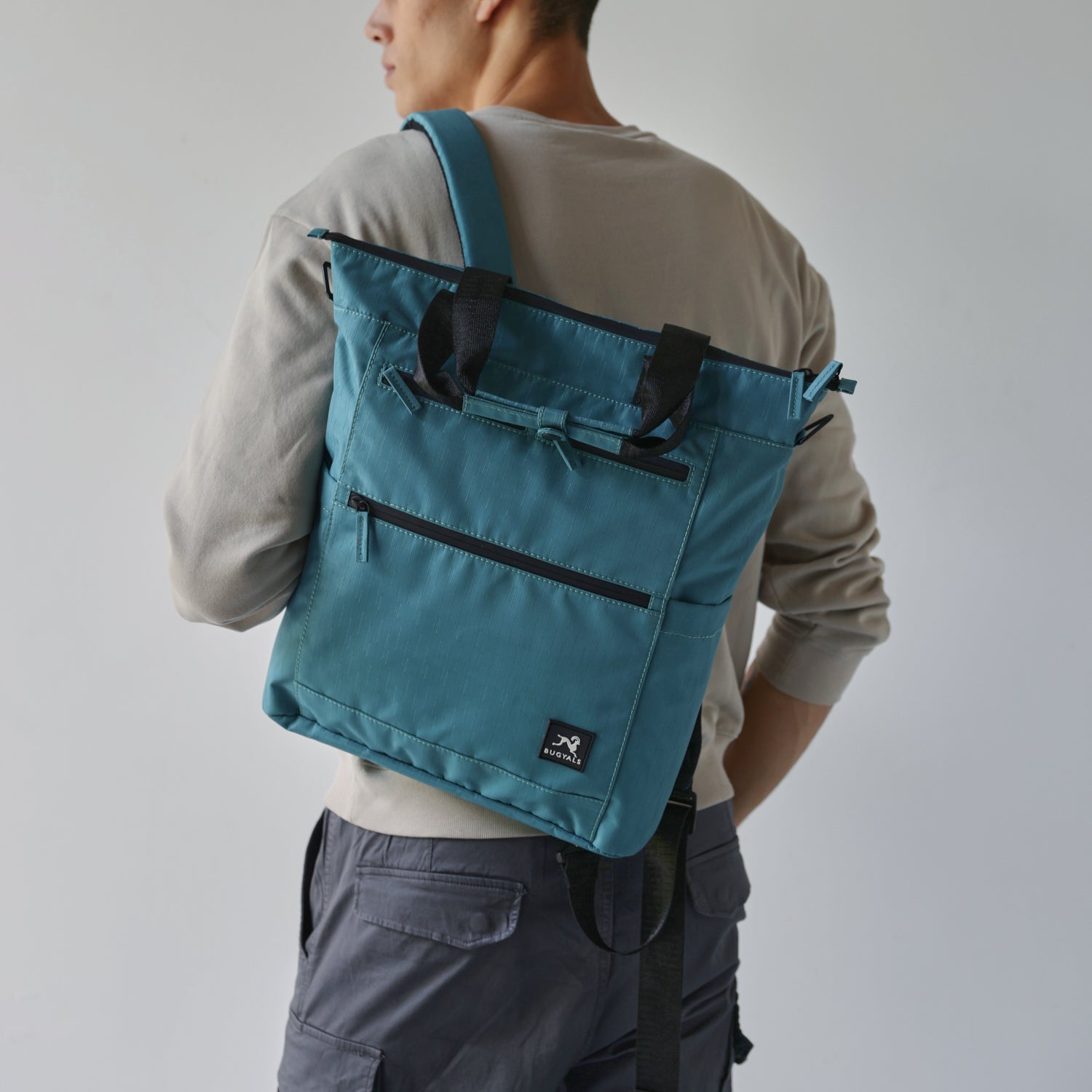 Convertible Tote v1 Teal