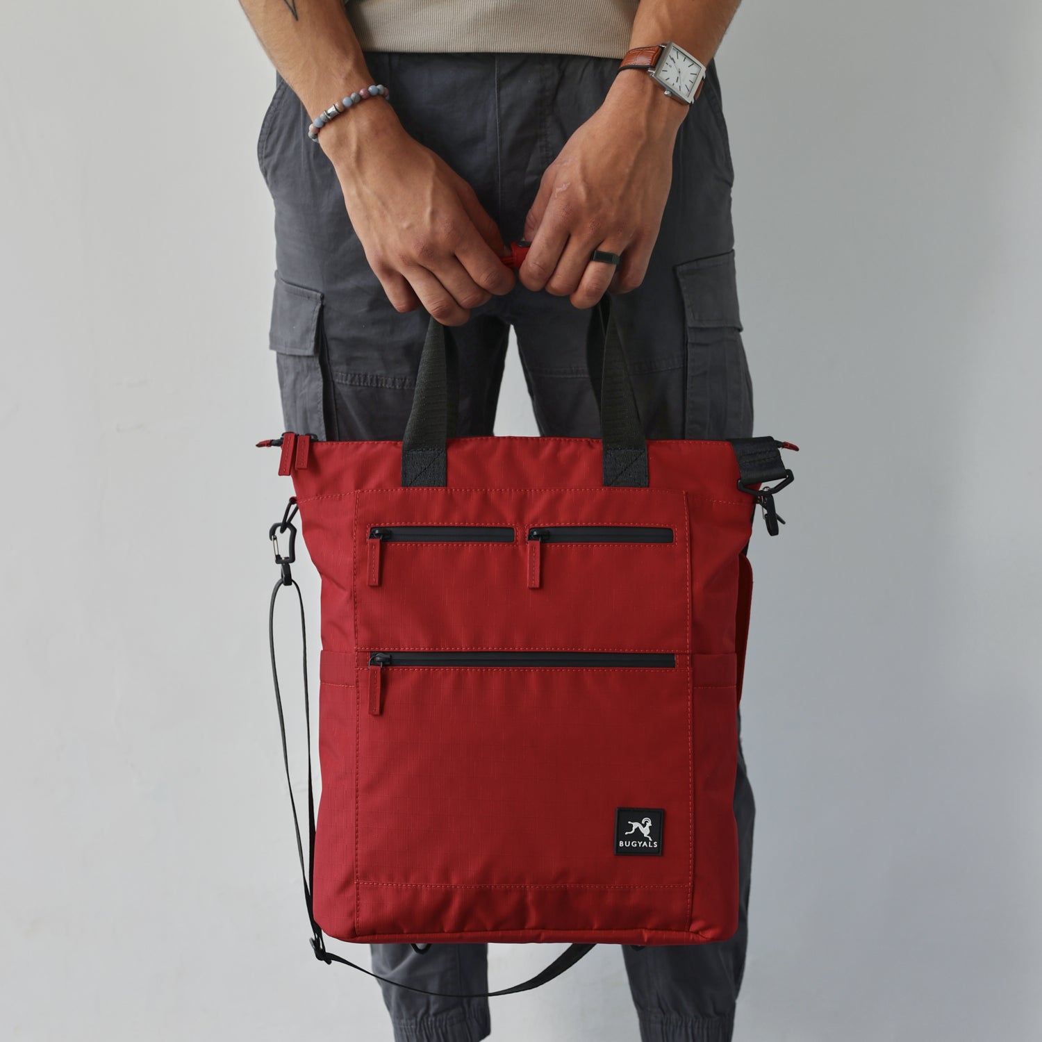 Convertible Tote v1 Red