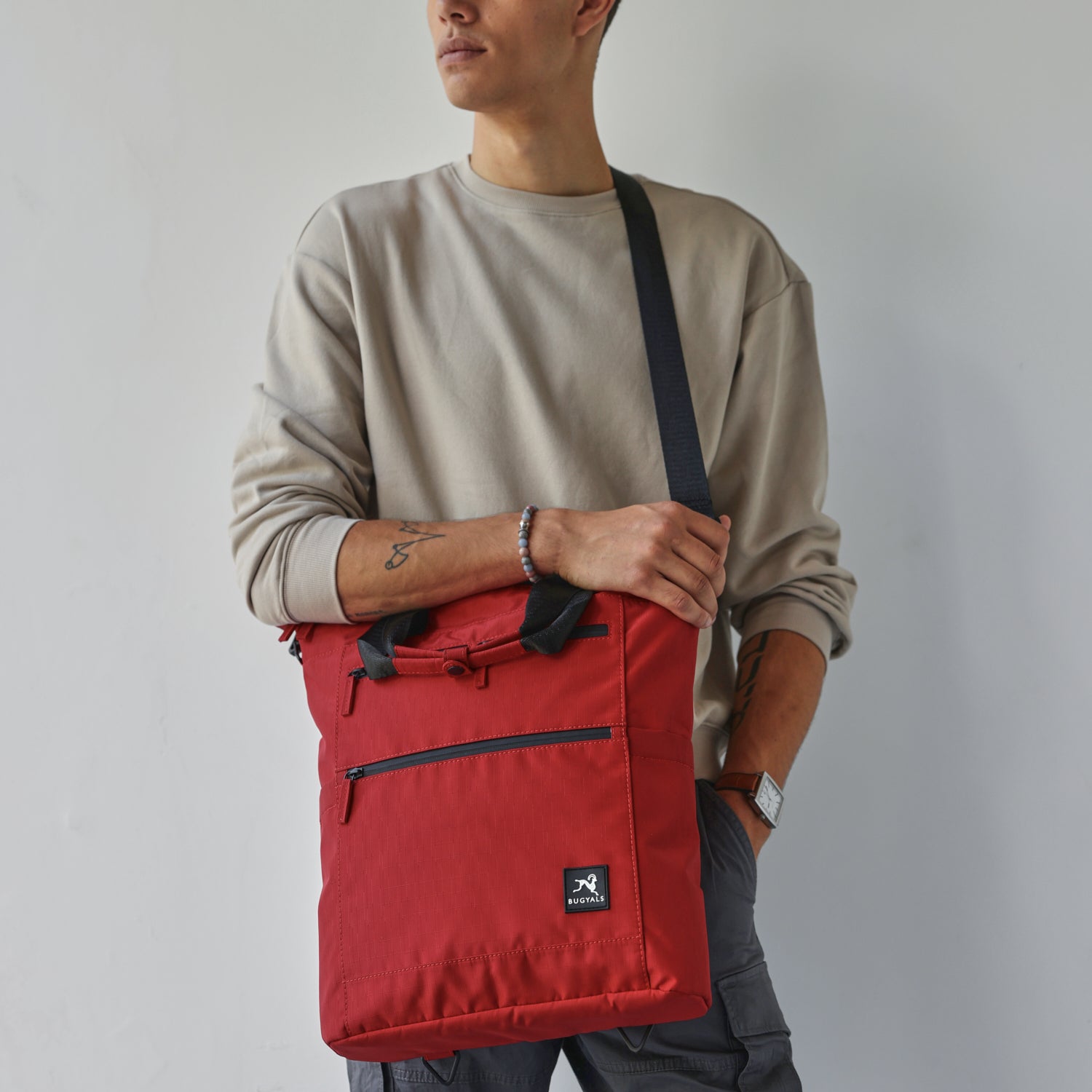 Convertible Tote v1 Red