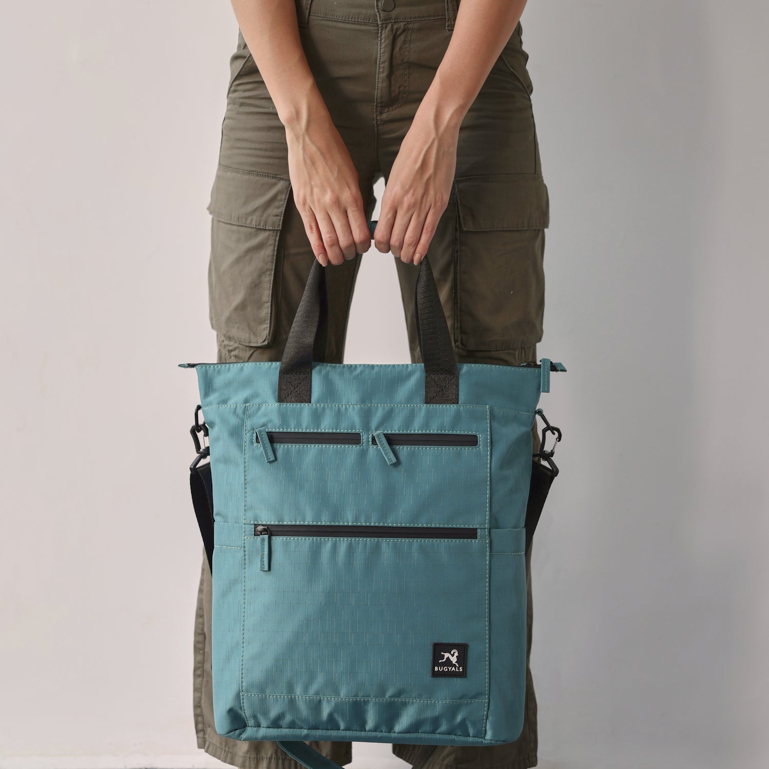 Convertible Tote v1 Teal