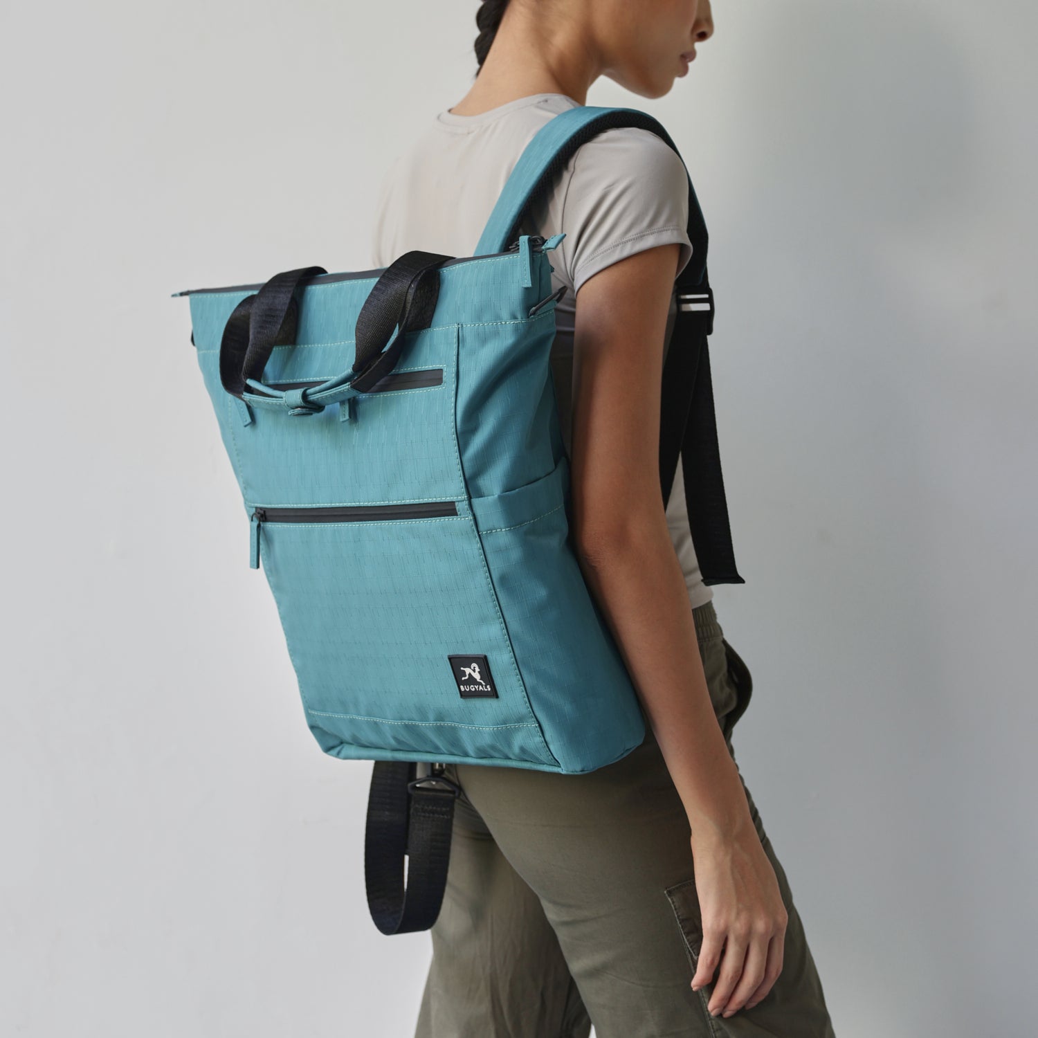 Convertible Tote v1 Teal