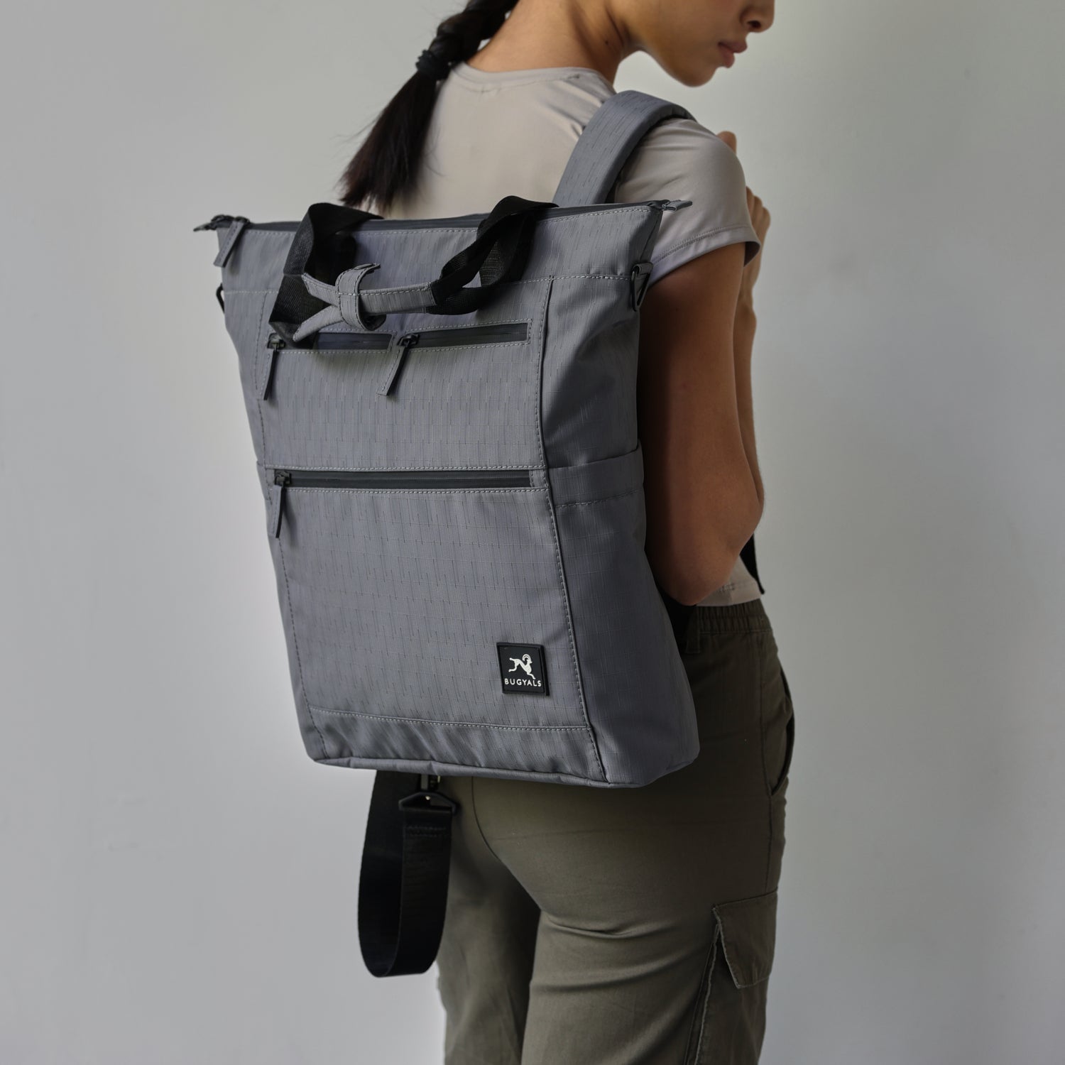 Convertible Tote v1 Grey